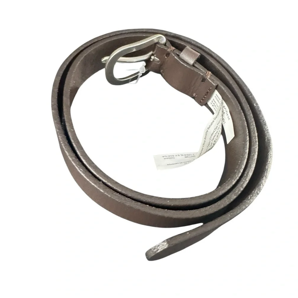 Crewcuts Brown Leather Kids Belt Size Large